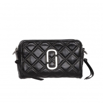 Marc Jacobs Softshot 21 Negro Acolchado