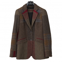 Etro Blazer Tweed Patchwork T 38