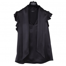 Etro Blusa Seda Negra T 36