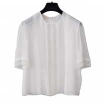 Giambattista Valli Blusa Seda Encaje S