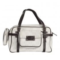 Loewe Bolso Pockets Blanco y Marrón