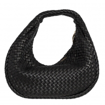 Bottega Bolso Tote Intrecciato Negro