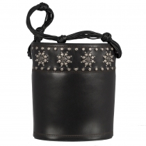 Etro Bolso Cubo Negro Tachuelas