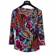 Etro Top Floral Multicolor T 40