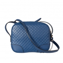 Gucci Bolso Crossbody Bree GG Azul