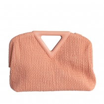 Bottega Veneta Bolso Point Bouclé Salmón