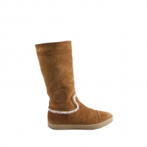 Chanel Botas Ante Camel T 40