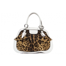 D&G Bolso Knitting Canvas Leopardo