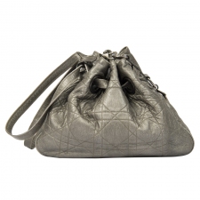 Dior Bolso Saco Cannage Gris