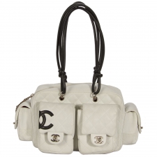 Chanel Bolso Mini Reporter Blanco