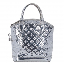 LV Silver Miroir Lockit PM