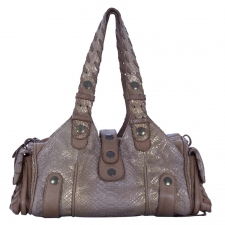 Chloé Silverado Pitón Beige