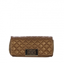 CH Clutch Piel Acolchado Bronce