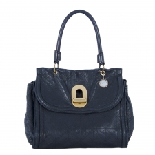 Lanvin Bolso Negro Acolchado