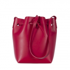 Mansur Gavriel Mini Bucket Rojo