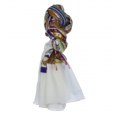 Etro Pañuelo Algodón y Seda Multicolor