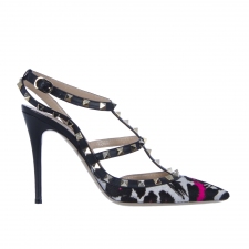 Valentino Rockstud Leopardo Rosa T 40