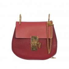 Chloe Bolso Drew Mini Rojo y Rosa