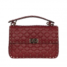 Valentino Bolso Spike Rockstud Rojo