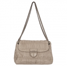 Prada Bolso Gaufre Nappa Beige