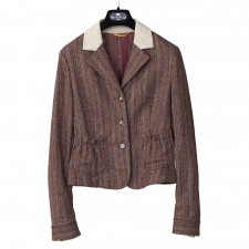 Etro Chaqueta Rayas Marrón T 36