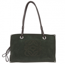 Loewe Bolso Letras Ante Verde