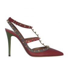 Valentino Zapatos Rockstud Tricolor