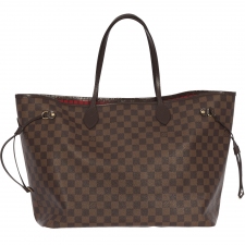 LV Bolso Neverfull GM Damier Ebéne