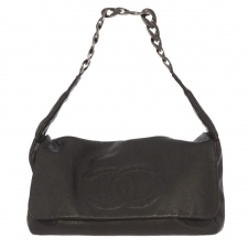 Chanel Bolso Negro Piel Caviar