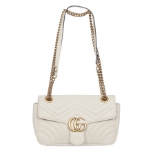 Gucci Bolso GG Marmont Blanco Pequeño