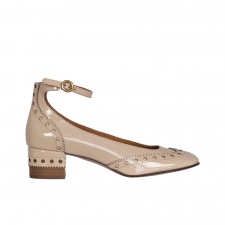 Chloé Salones Perry Charol Beige T 40