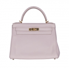 Hermés Bolso Kelly 28 Rosa Glicina