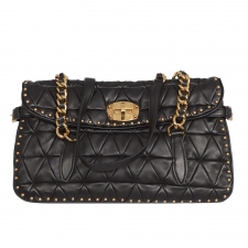 Miu Miu Bolso Acolchado Negro