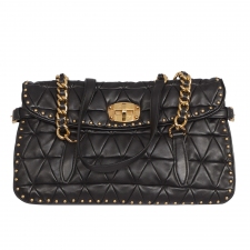 Miu Miu Bolso Acolchado Negro