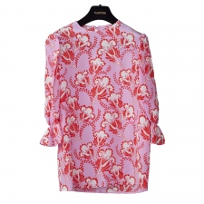 Valentino Blusa Rosa Elder Seda T 36