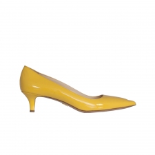 Prada Zapato Charol Amarillo T 40