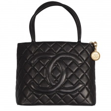 Chanel Bolso Tote Medallion Negro