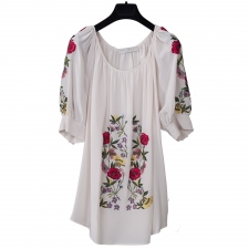 Stella McCartney Blusa Seda Bordados 38