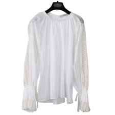 Etro Blusa Blanca Con Bordados T 38