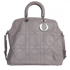 Dior Bolso Granville Tote Cannage Gris