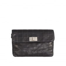 Chanel Clutch Riñonera Piel Negro