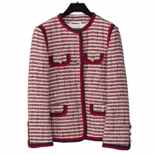 Gucci Chaqueta Tweed Rayas T 38