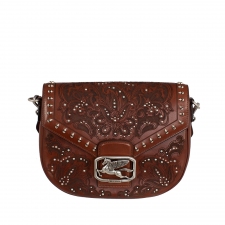 Etro Bolso Saddle Pegaso Floral Piel