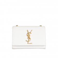 YSL Bolso Classic Kate Cadena Blanco