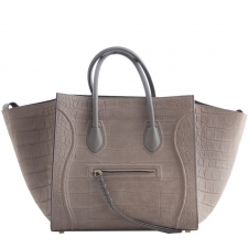 Celine Phantom Croc Gris