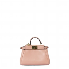 Fendi Bolso Micro Peekaboo Rosa