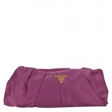 Prada Clutch Satén Morado