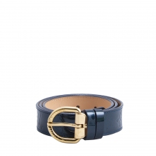 LV Cinturón 30 MM Vernis Azul T 80